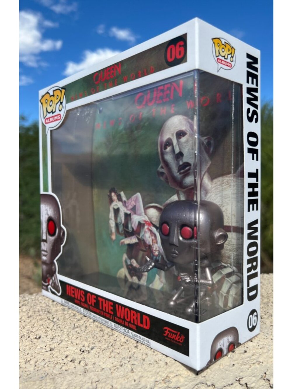 Funko Pop! Album Cover with Case: Queen News of the World (#06, NEW)